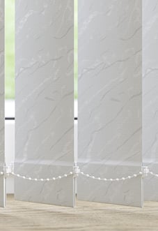 Rapture (Blackout), Mist Grey - Vertical Blind Slats